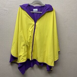 NWT Rainraps Cape Women's One Size Reversible Hooded Stylish‎ Smart Rain Wrap